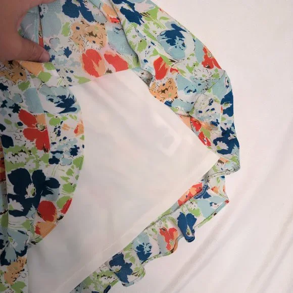 Lauren Ralph Lauren Floral Fit & Flare Dress Size 8 - Picture 9 of 10